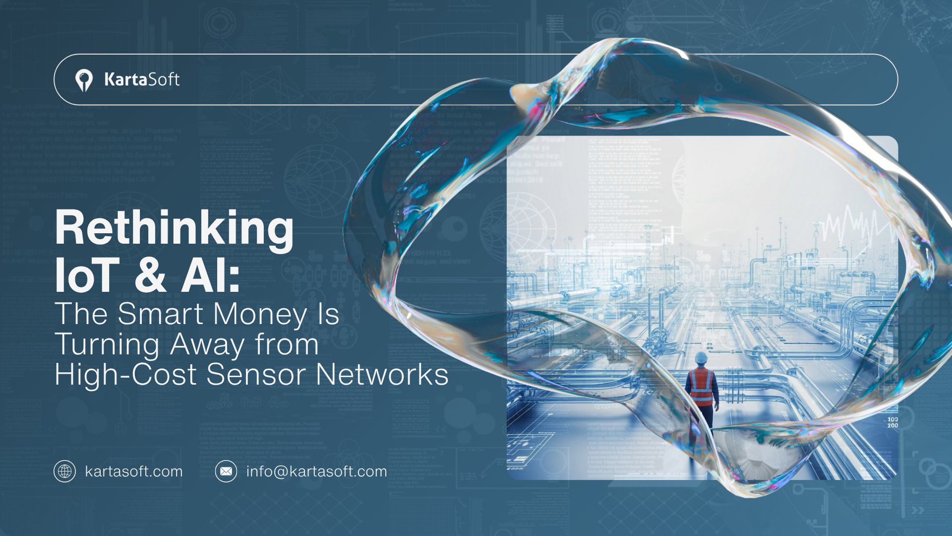 pipeline with embedded IOT sensors